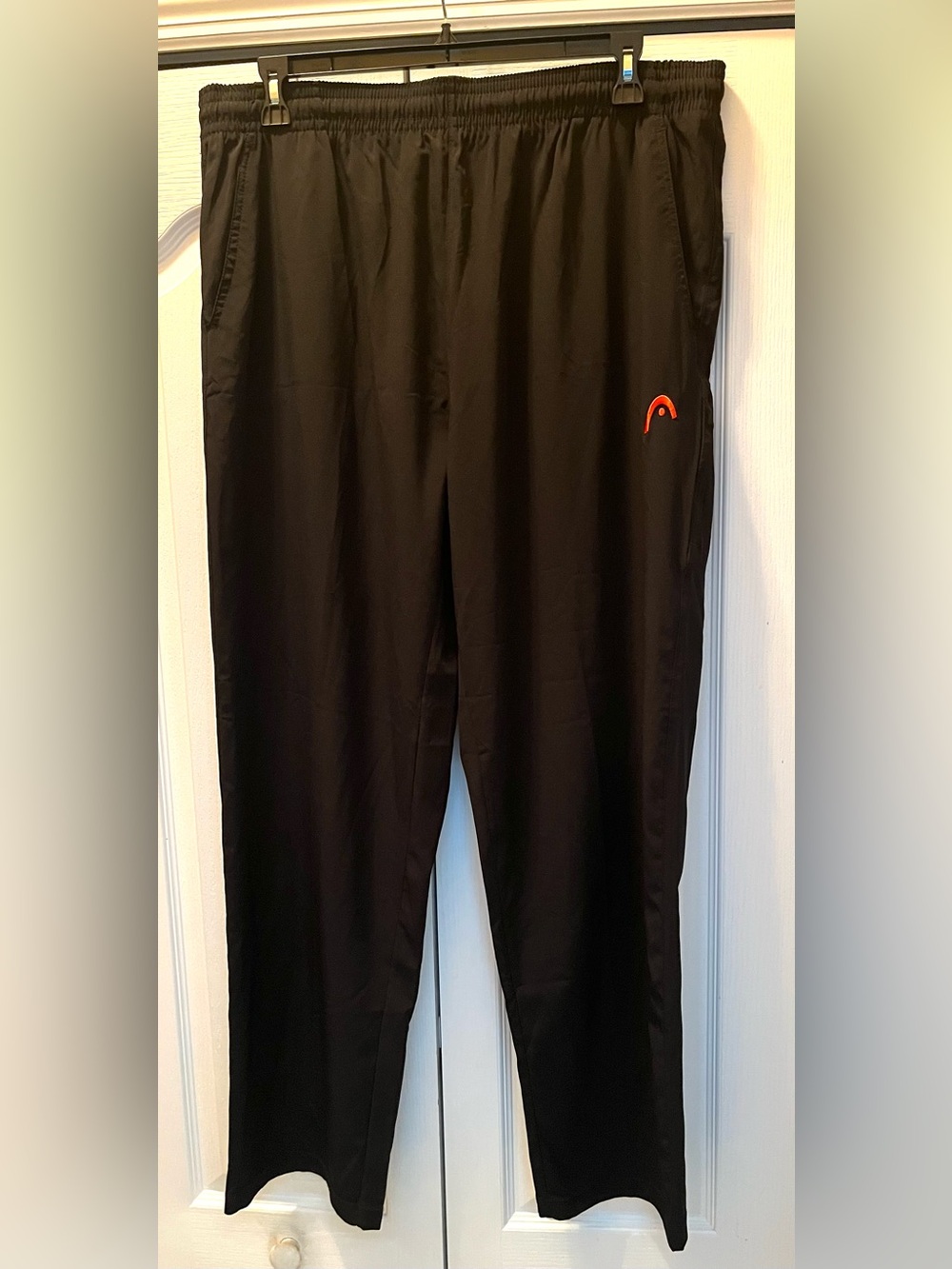Men’s Head XL Black Athletic Pants with Red Logo